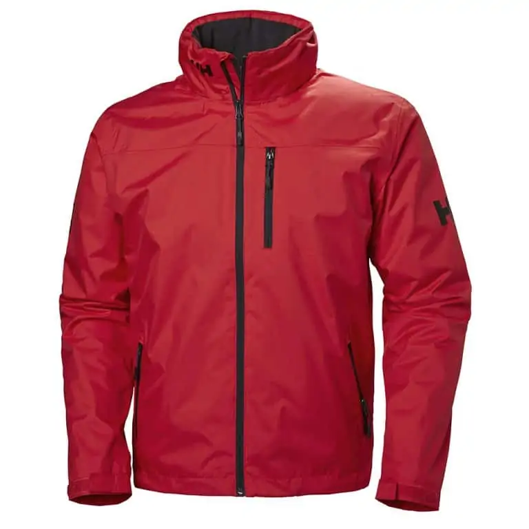 Helly Hansen Crew Hooded Midlayer Jacket - Red