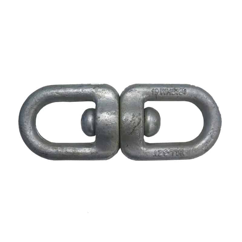 5/8 Eye Eye Swivel 5,200 LBS Capacity Galvanized Marine Mooring Swivel Rigging