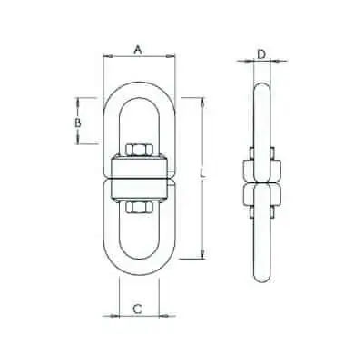 Swivel Double Eye - Image