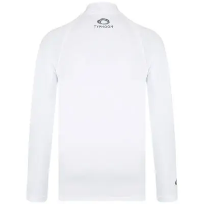 Typhoon Fintra Long Sleeve Tech Rash Vest For Youth - White