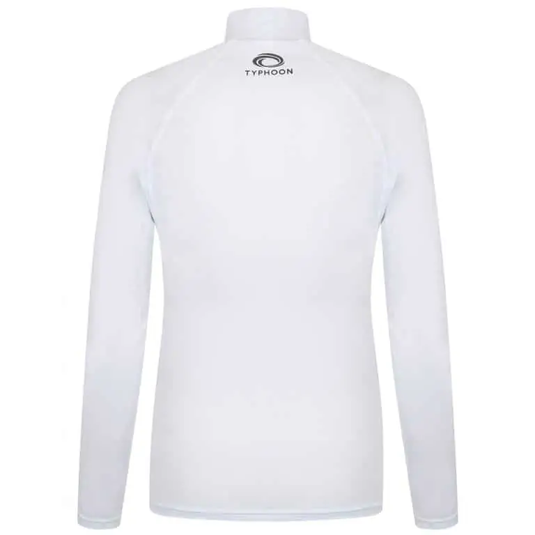 Typhoon Fintras Long Sleeve Tech Rash Vest For Women - White