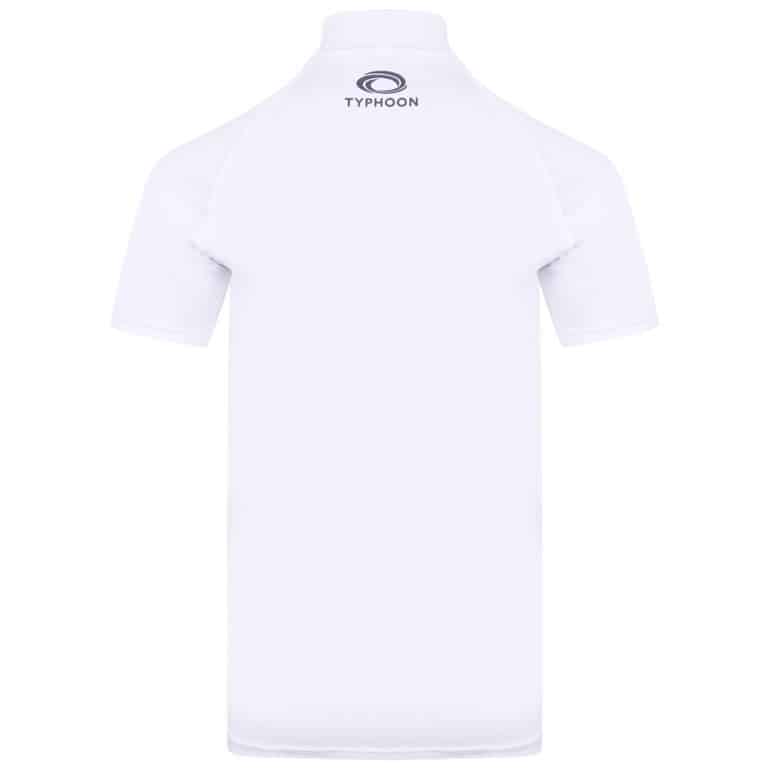 Typhoon Fintras Short Sleeve Tech Rash Vest For Youth - White