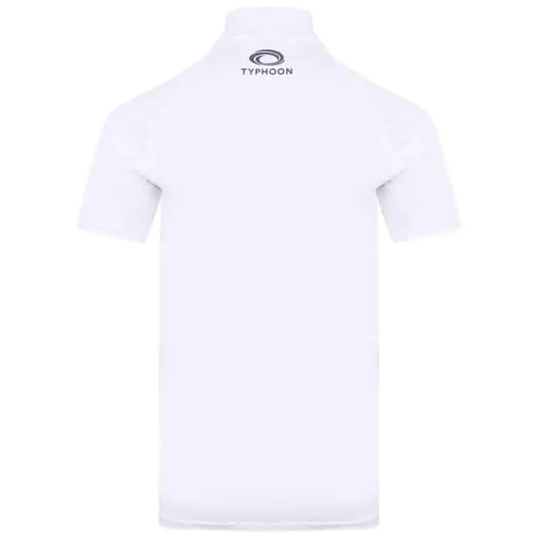 Typhoon Fintras Short Sleeve Tech Rash Vest For Youth - White