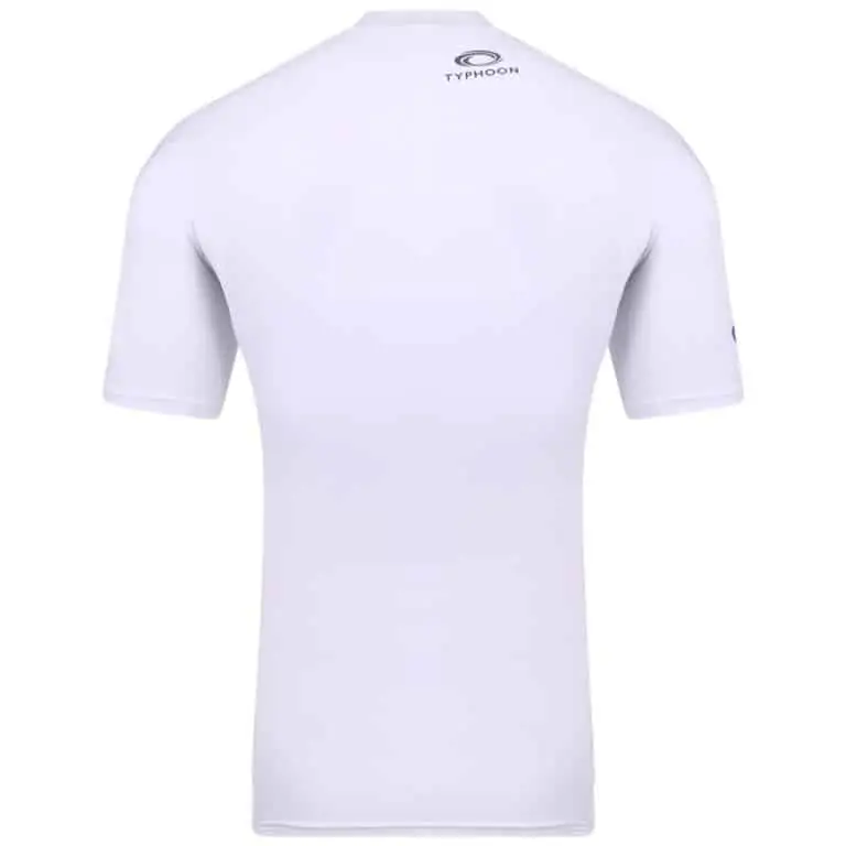 Typhoon Fintra Short Sleeve Tech Rash Vest For Men - White