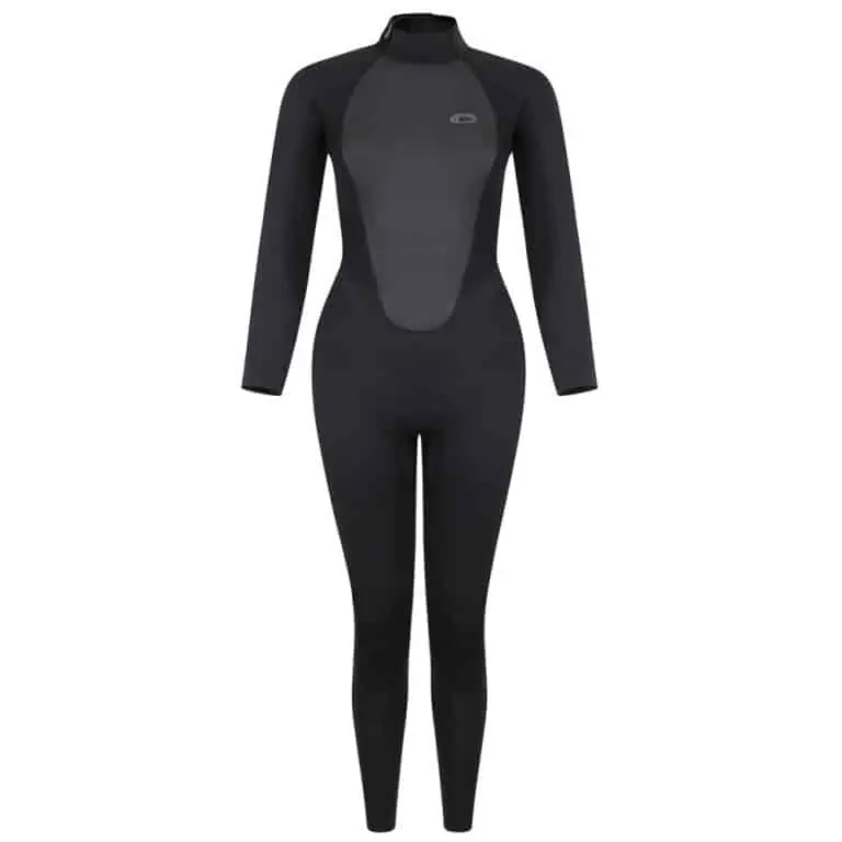 Typhoon Storm3 Full Wetsuit For Women Back Zip - Black