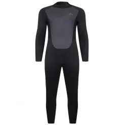 Typhoon Storm3 Full Wetsuit For Men Back Zip - Black