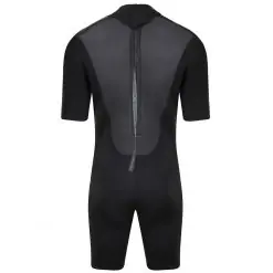 Typhoon Storm3 Shorty Wetsuit For Men Back Zip - Black