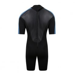 Typhoon Swarm3 Shorty Wetsuit For Men - Black/Blue Steel
