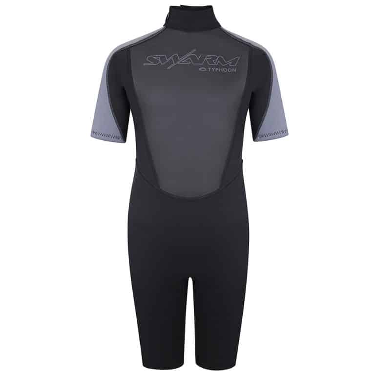 Typhoon Swarm3 Shorty Wetsuit For Youth - Black / Graphite