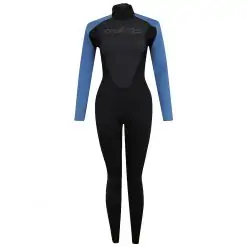 Typhoon Swarm3 Wetsuit For Women - Black/Blue Steel
