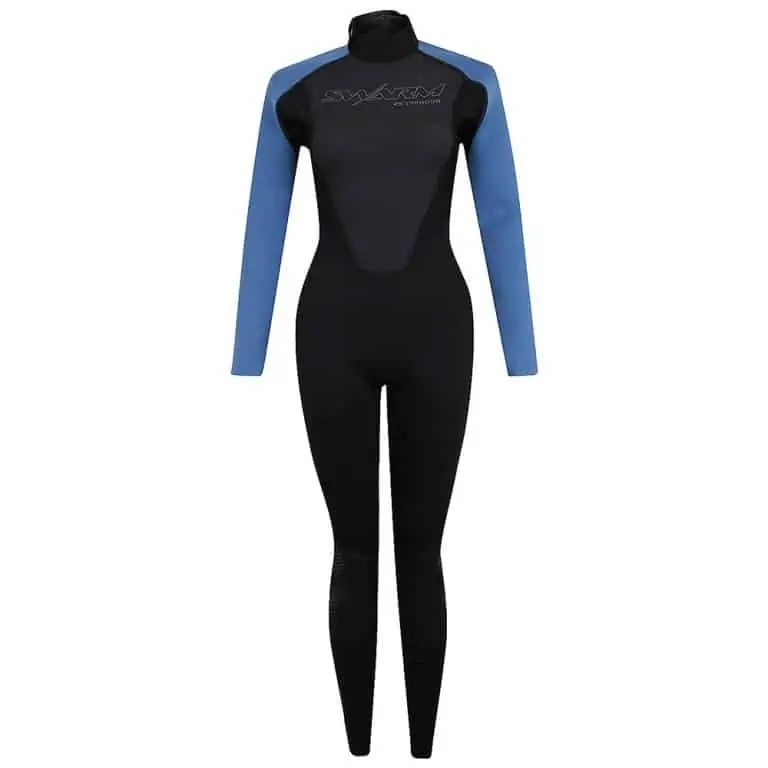 Typhoon Swarm3 Wetsuit For Women - Black/Blue Steel