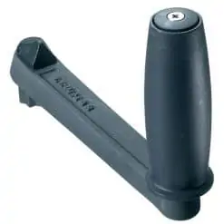 Lewmar Grey Alloy Locking Winch Handle 8" - Image