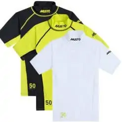 Musto Youth Championship Sunblock Short Sleeve Rash Guard - Image