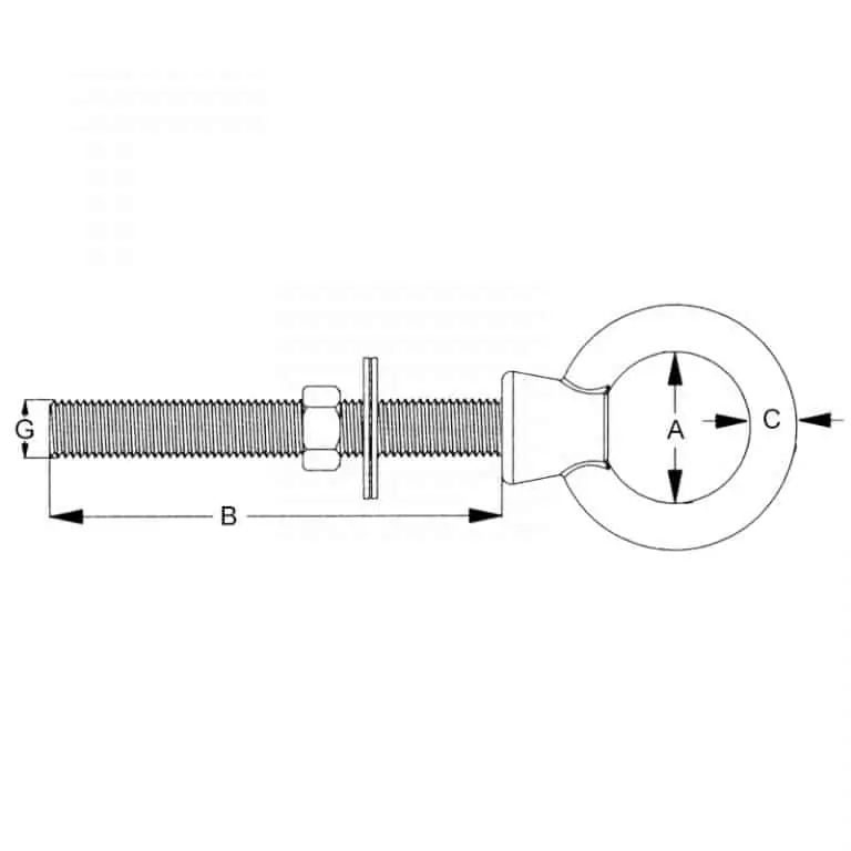 Proboat Eye Bolt Commercial - Stainless Steel - Image