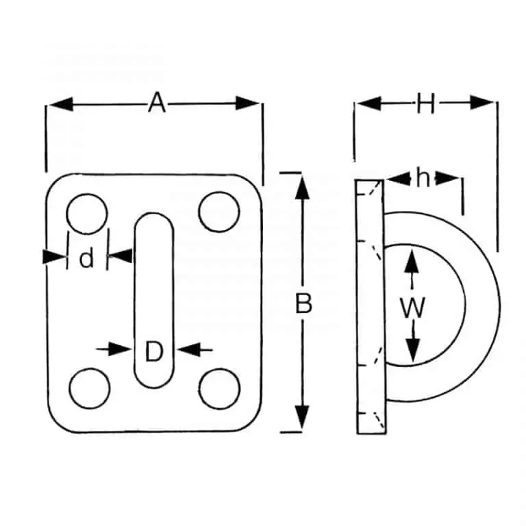 Proboat Square Eye Plate - Image