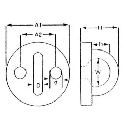 Round Eye Plate 5mm - Image