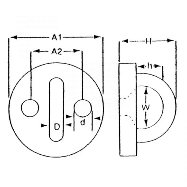 Round Eye Plate 5mm - Image