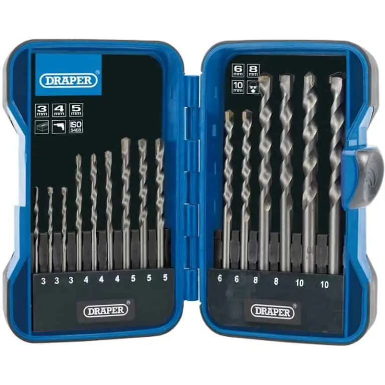 Draper Masonry Drill Bit Set (15 Piece) - Image