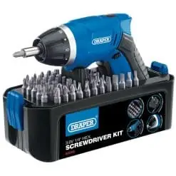 Draper 3.6V Cordless Li-Ion Screwdriver Kit - Image