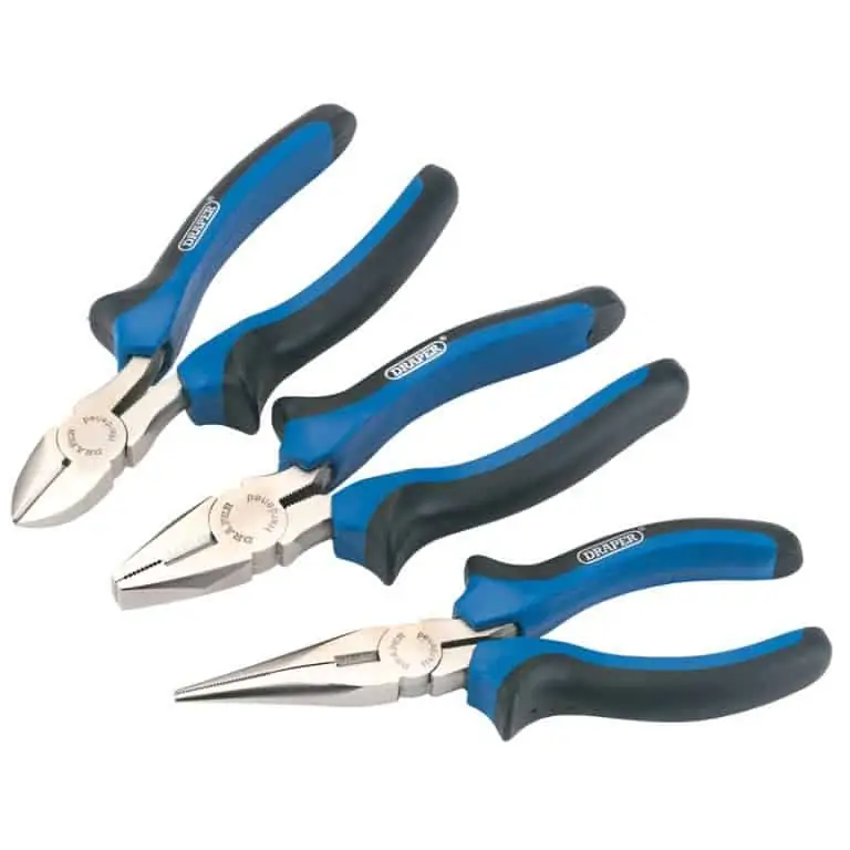 Draper Soft Grip Pliers Set (3 Piece) - Image