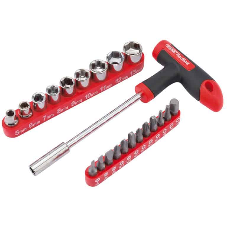 Draper T-Handle Driver With Socket And Bits Set - Image