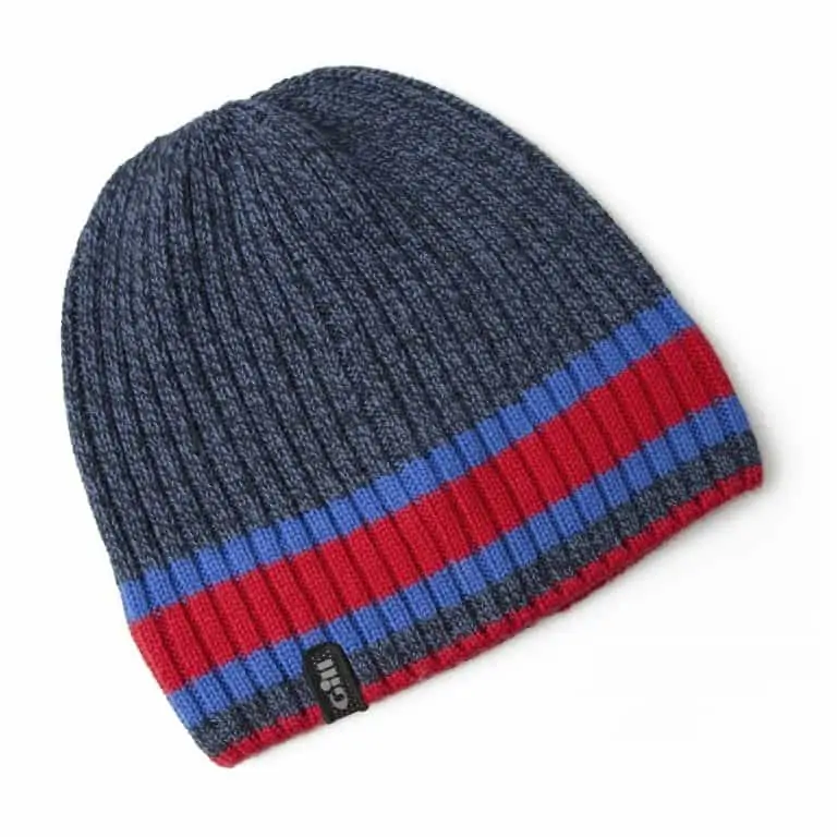 Gill Melange Knit Beanie - Navy