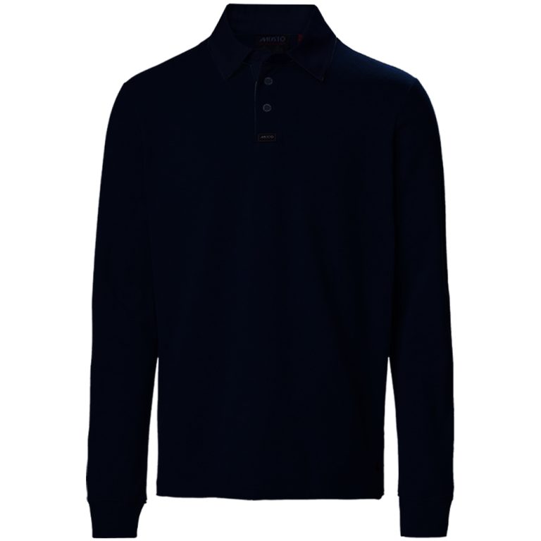Musto Pique Rugby Shirt - Navy