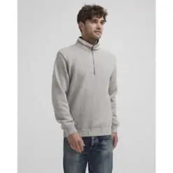 Holebrook Classic Windproof Sweater - Light Grey