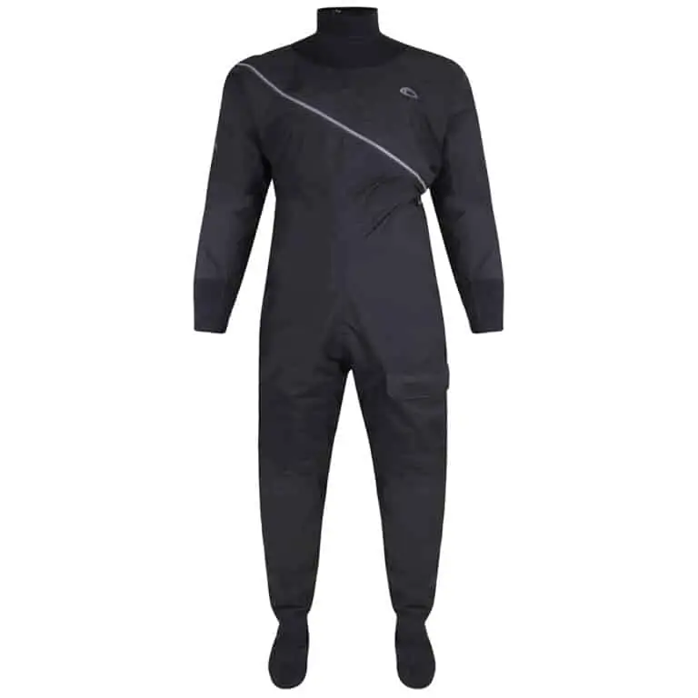 Typhoon Beadnell Ezeedon 2.0 Drysuit with Free Fleece Undersuit - Black / Grey