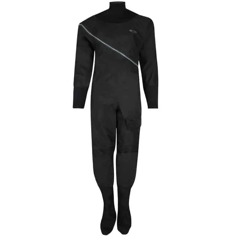 Typhoon Beadnell Ezeedon Drysuit For Women with Free Fleece Undersuit - Black / Grey