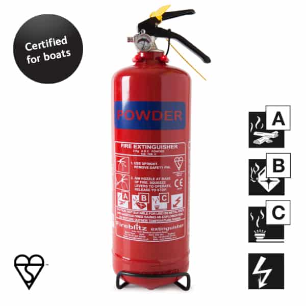 Fireblitz ABC Dry Powder Fire Extinguisher 2KG - Image