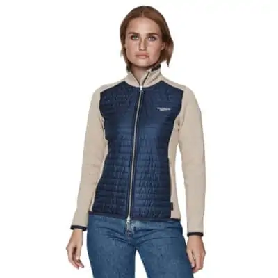 Holebrook Mimmi Full Zip Jacket For Women - Khaki/Navy