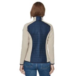 Holebrook Mimmi Full Zip Jacket For Women - Khaki/Navy
