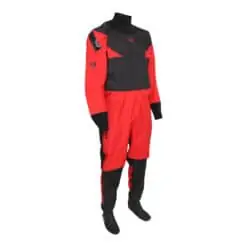 Typhoon Hypercurve 4 Drysuit with Free Fleece Undersuit - Red / Black