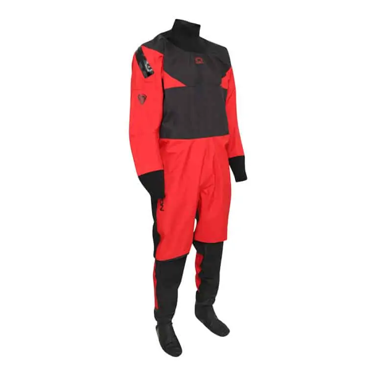 Typhoon Hypercurve 4 Drysuit with Free Fleece Undersuit - Red / Black