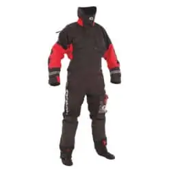 Typhoon Max B Drysuit with Free Fleece Undersuit - Black / Red