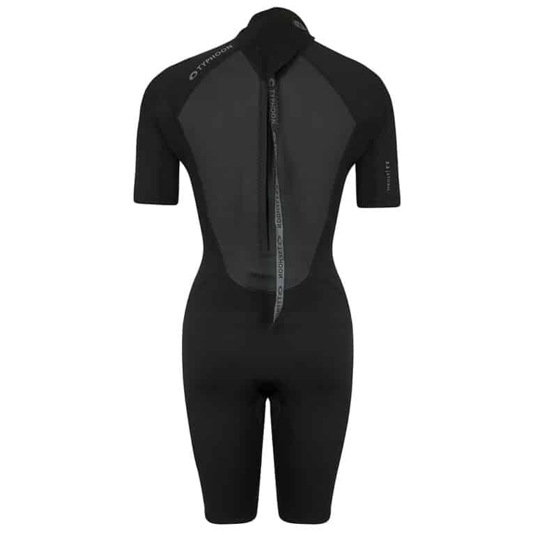 Typhoon Storm3 B/E Shorty Wetsuit For Women - Black