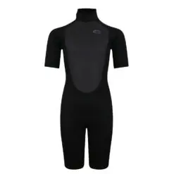 Typhoon Storm3 Shorty Wetsuit For Youth - Black