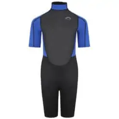 Typhoon Storm3 Shorty Wetsuit For Youth - Black / Nite Blue