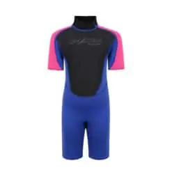 Typhoon Swarm3 Shorty Wetsuit For Infants - Purple / Hot Pink