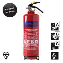 Fireblitz ABC Dry Powder Fire Extinguisher 2KG - 2026 Expiry - Image