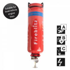 Fireblitz P1 Dry Powder Auto Fire Extinguisher 1KG - Image