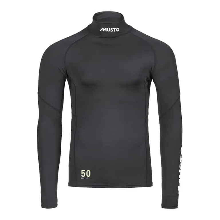 Musto Championship Long Sleeve Rash Guard - Black