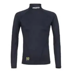 Musto Championship Long Sleeve Rash Guard for Women - Black