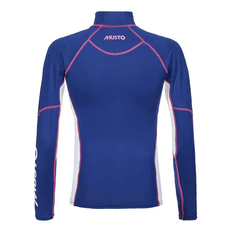 Musto Championship Long Sleeve Rash Guard for Women - Sodalite Blue