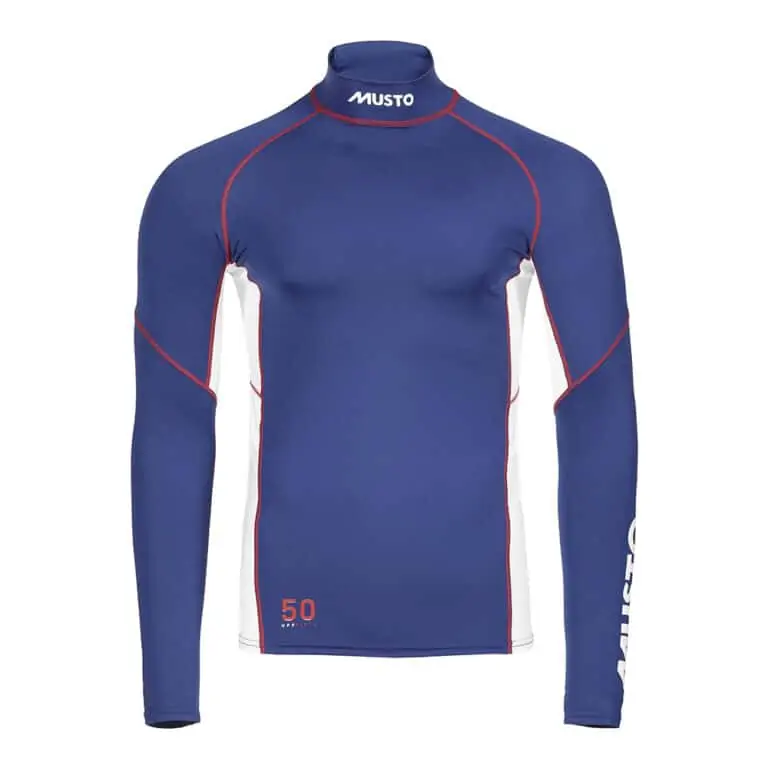 Musto Championship Long Sleeve Rash Guard - Sodalite Blue