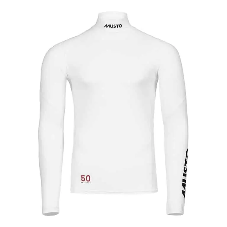 Musto Championship Long Sleeve Rash Guard - White