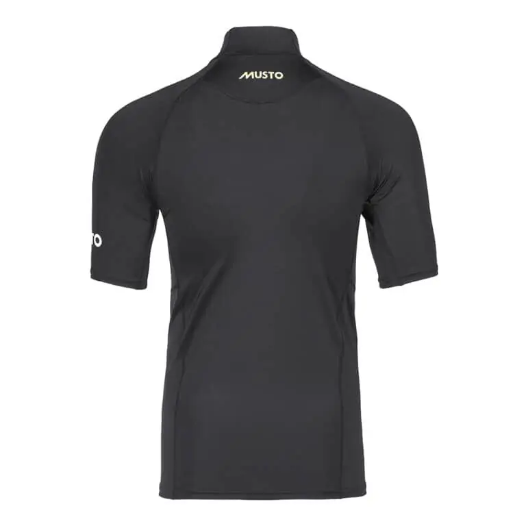 Musto Championship Short Sleeve Rash Guard - Black