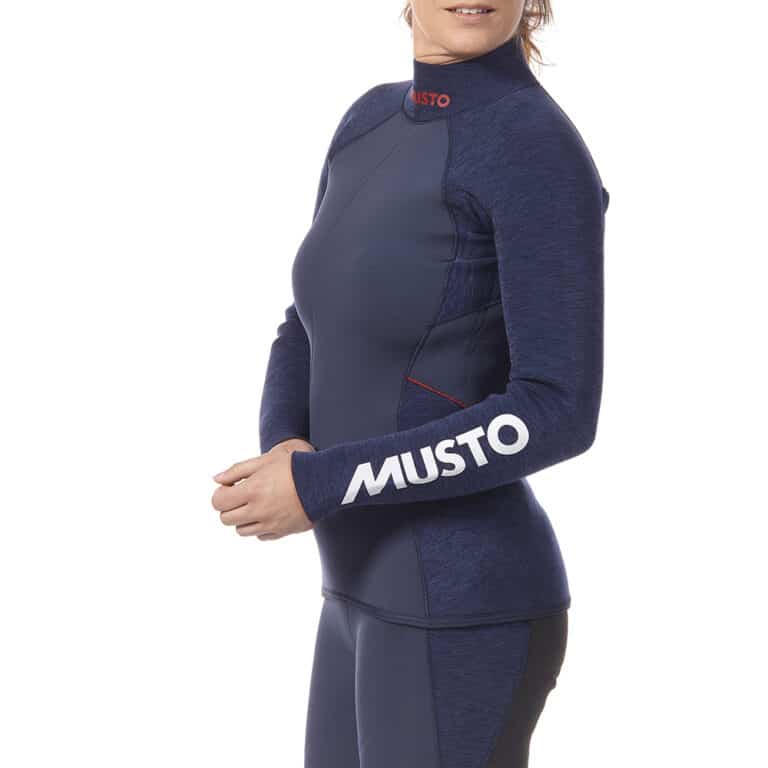 Musto Flexlite Alumin 3.0 Long Sleeve Top for Women - Midnight Marl