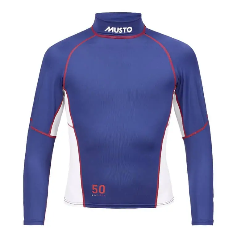 Musto Youth Championship Rash Guard - Sodalite Blue